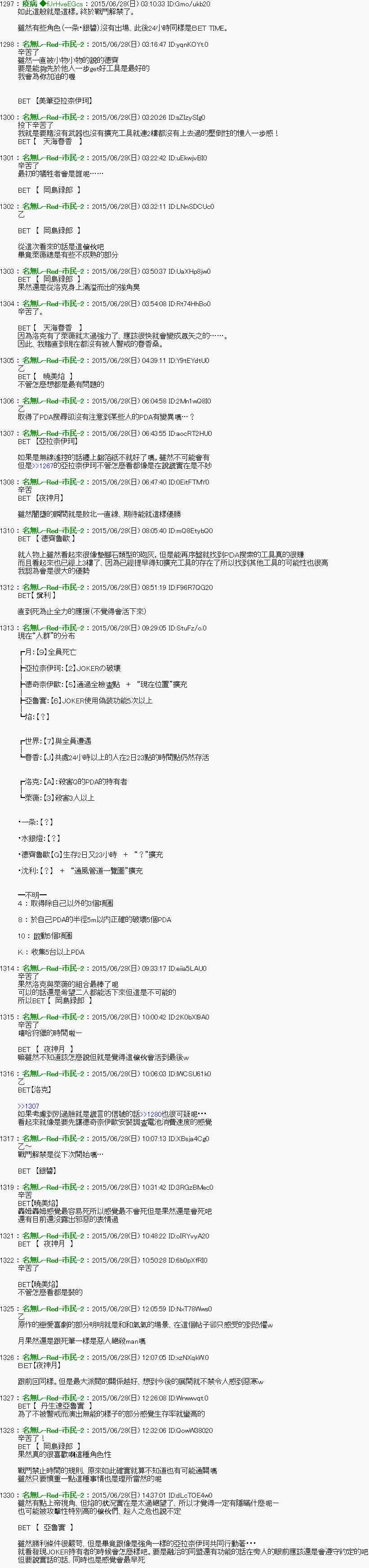 他们要在KILLER QUEEN中厮杀到最后的样子 第2话 Ep.２ 「　1日目 04：00 ～ 06：00　」 第22页