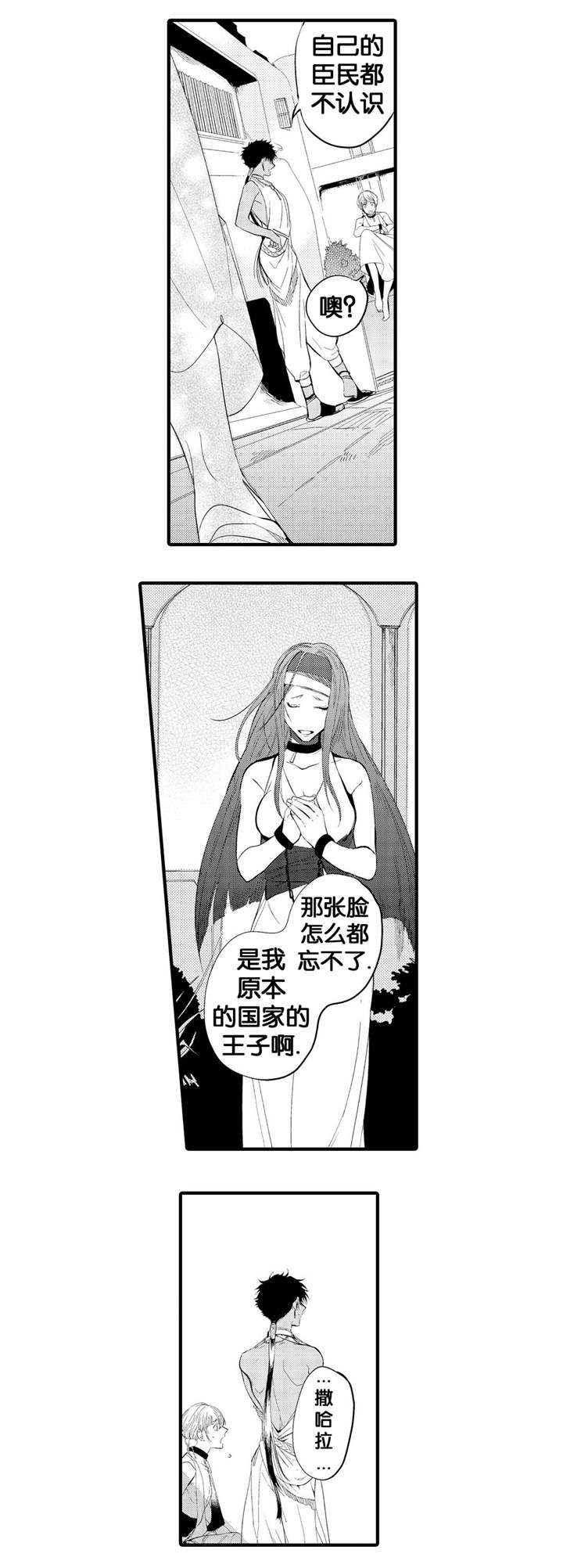 撒哈拉沙漠的黑鹰 第2话 第2页